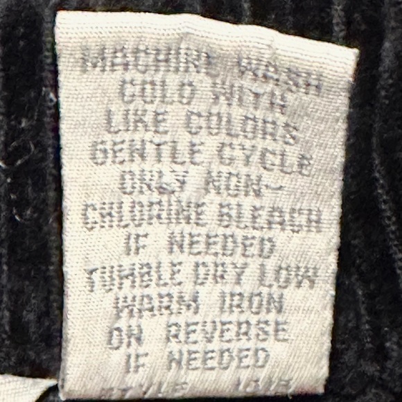 J. Jill Black Corduroy Button Up Long Sleeve Jacket Coat Medium - Picture 6 of 6